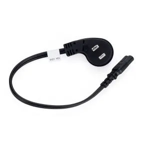 1 Foot Low Profile Power Cord for Battery Chargers