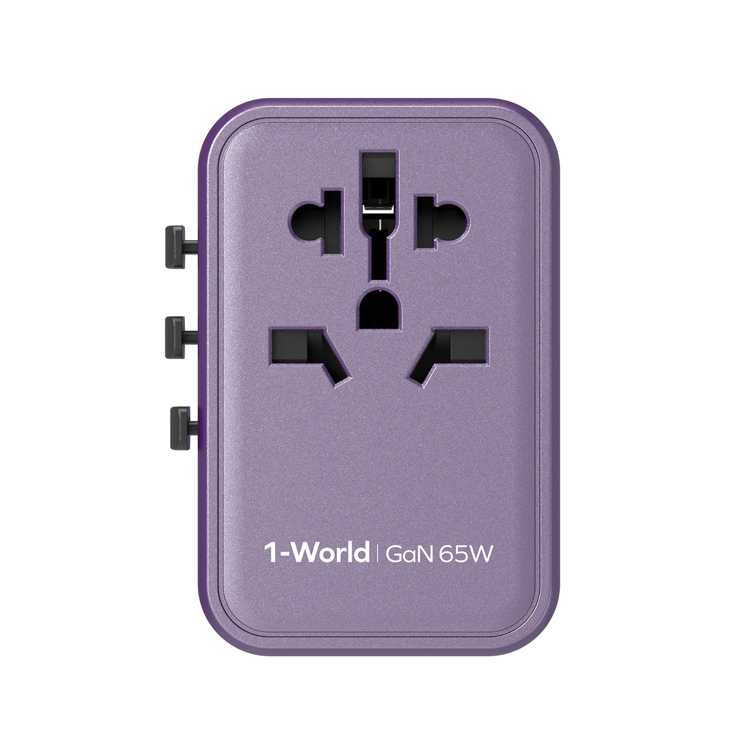 1-World GaN AC Travel Adapter 65W