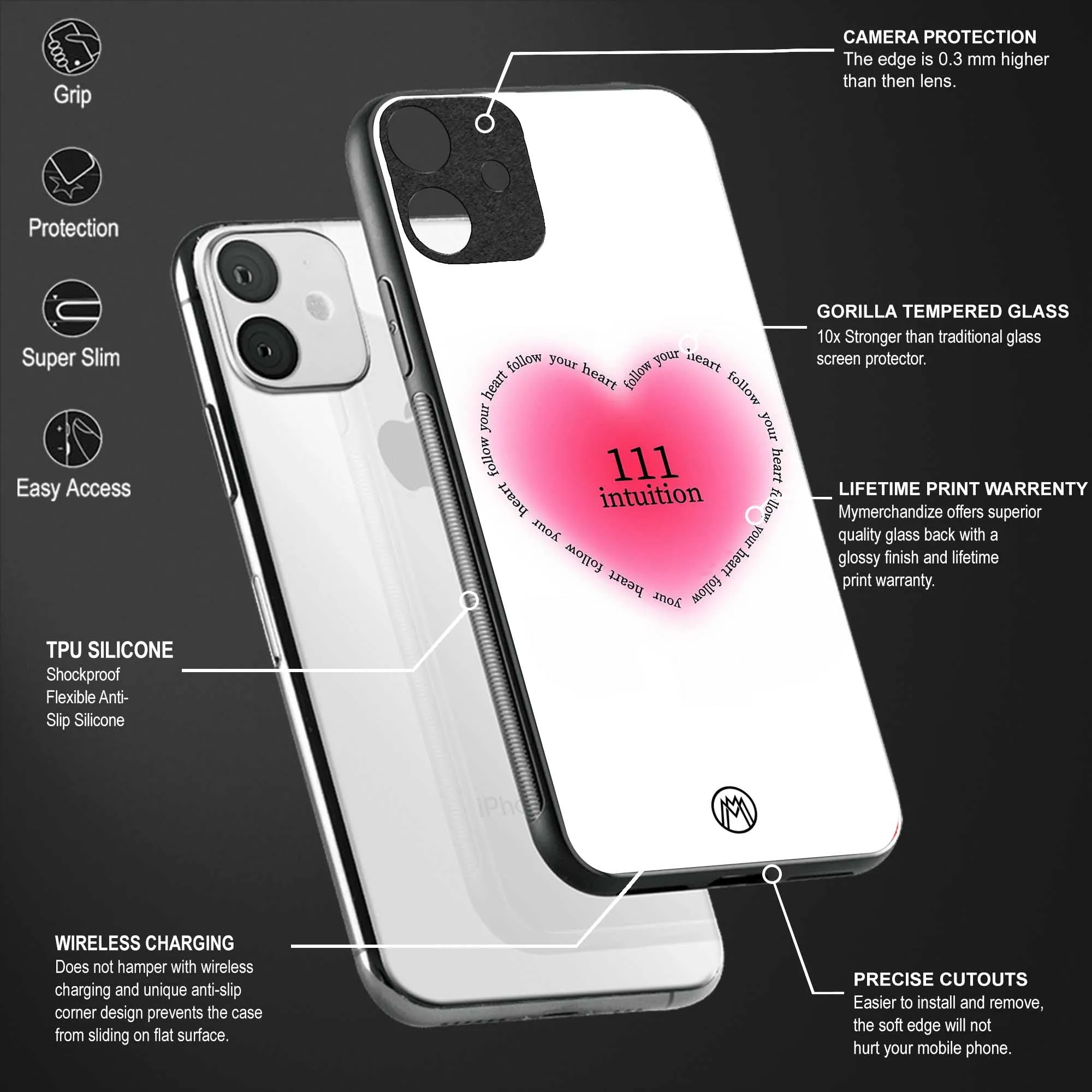 111 Intuition Phone Case for Realme 8 5G | Glass Case