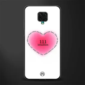 111 Intuition Phone Case for Redmi Note 9 Pro | Glass Case