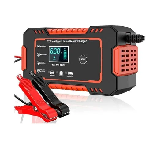 12V 6A Battery Repair Charger with LCD- NG146