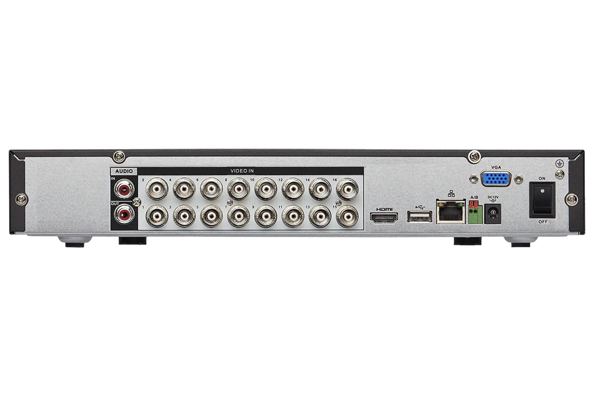 2K HD (2 x 1080p) MPX Security DVR - 16 Channel, 3TB Hard Drive, Works with Older BNC Analog Cameras, CVI, TVI, AHD