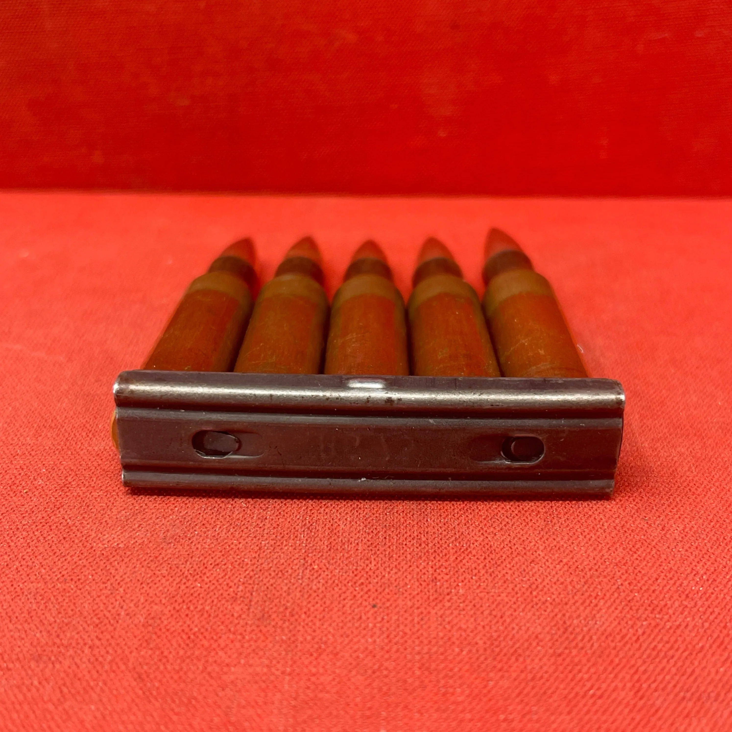 5 x INERT 7.62x51 NATO Round with Stripper Clip