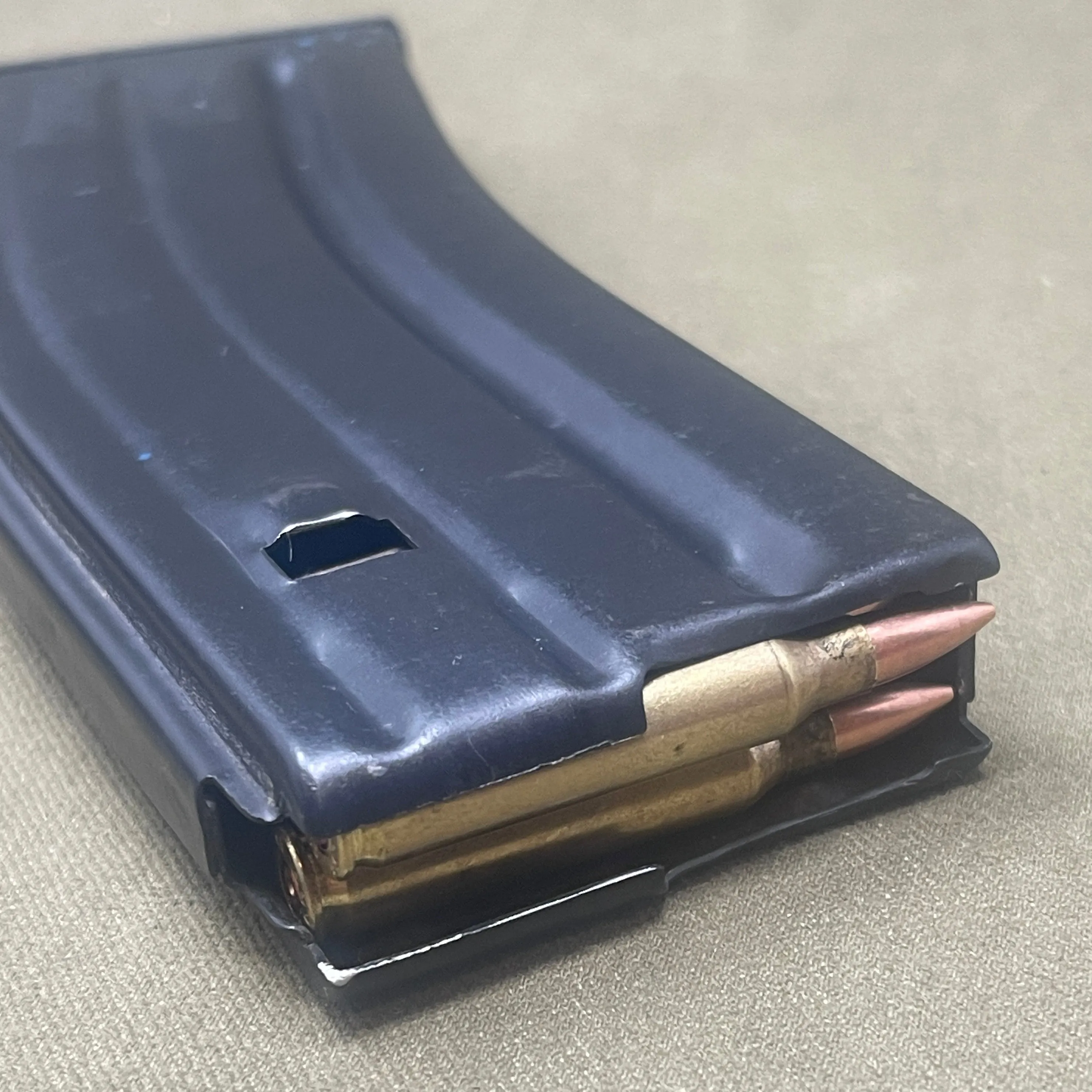 5.56 Inert Brass Rounds x 30 with a 30 Round Nato STANAG Magazine