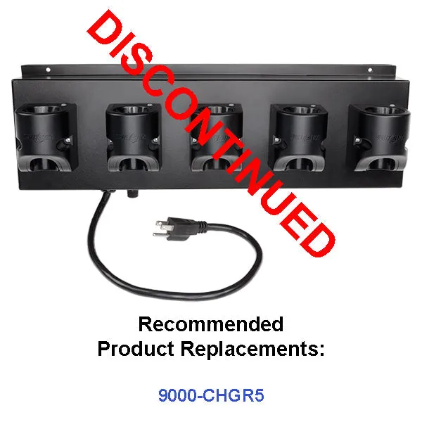 9600-CHGR5: 5 Light Bank Charger - 9500, 9600, 9700 & 9900 series