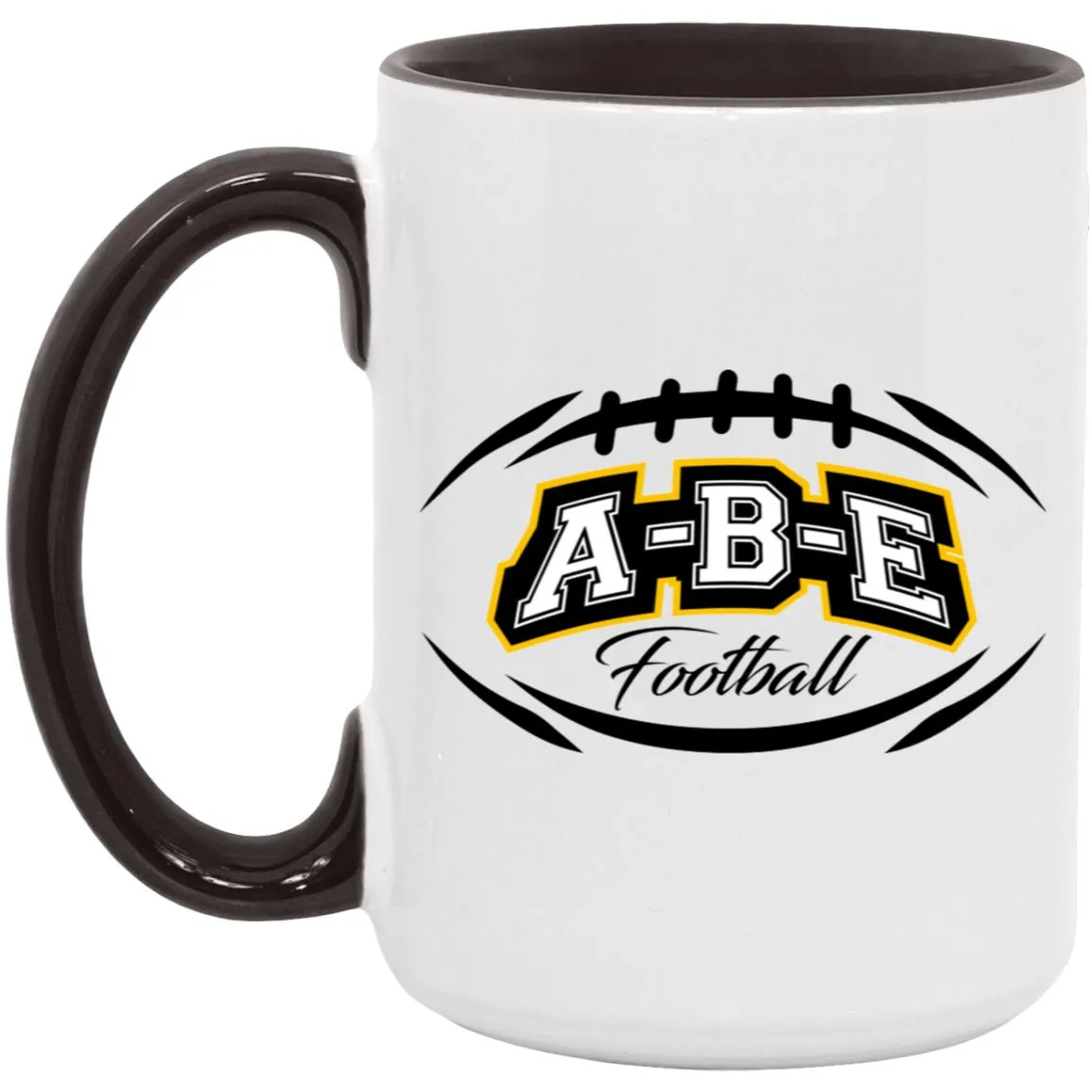 A-B-E Football - 15oz Accent Mug