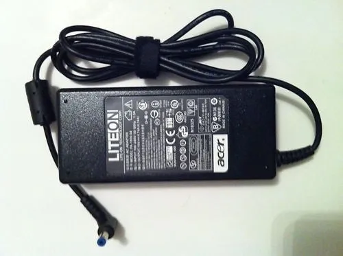 Acer 19v 3.42 (Black tip) Laptop Charger Adapter with Power Cord