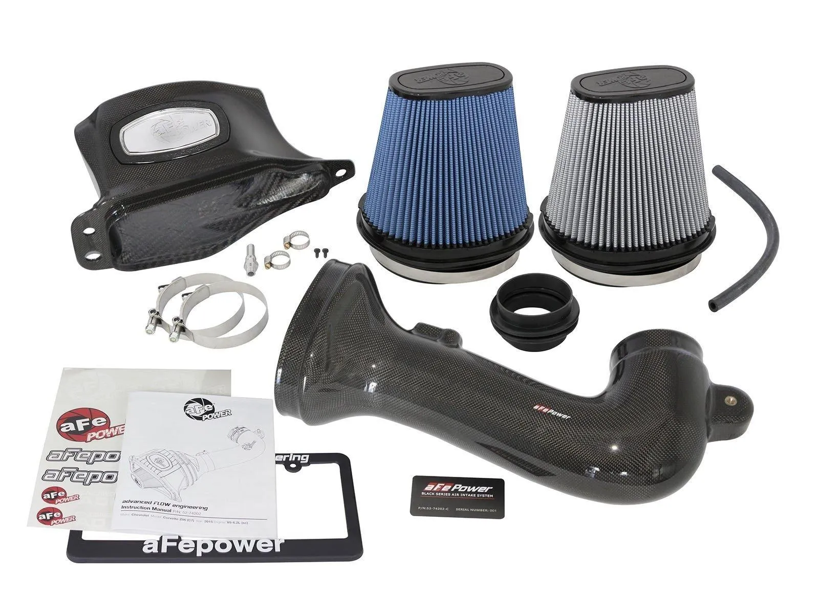 aFe Power Momentum Carbon Fiber Air Intake | 2015-2017 CheVRolet Corvette Z06 (52-74202-C)