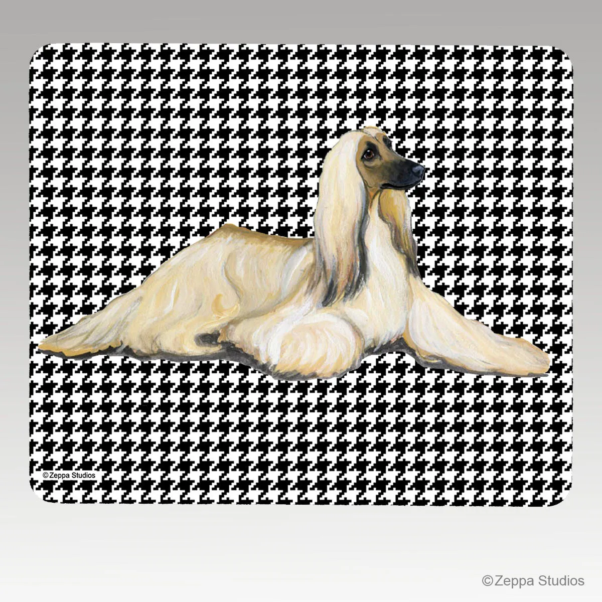 Afghan Houndstooth Mouse Pad