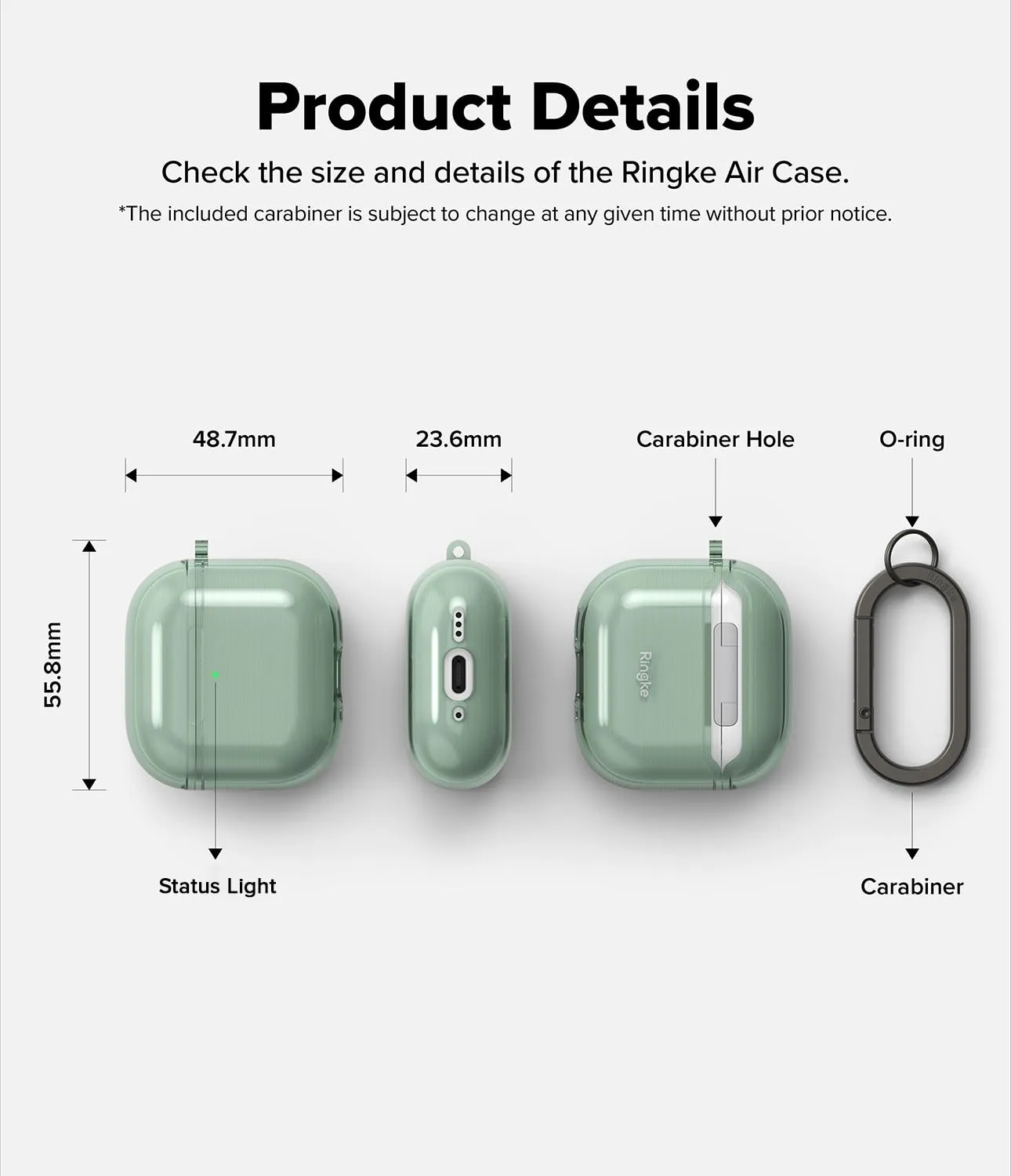 Airpods 4 Back Cover Case | Air - Green