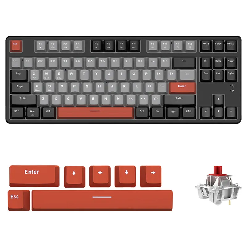 Ajazz AK871 Wireless Dual-mode TKL Mechanical Keyboard