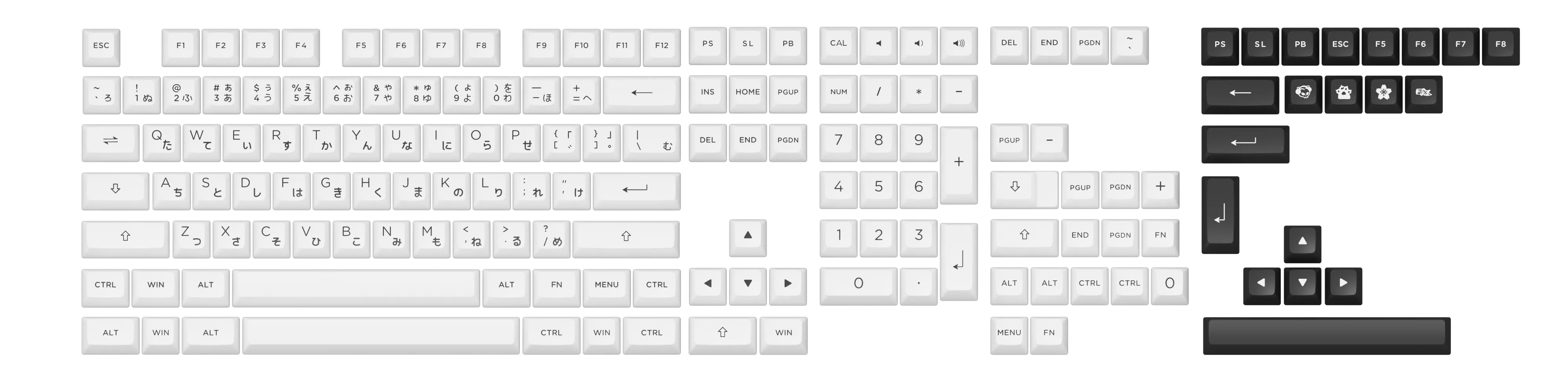 Akko BOW Keycap Set (158-key)