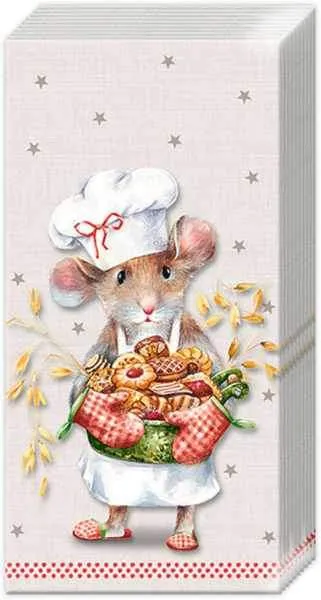 ANNA MOUSE BAKER POCKET TISSUES