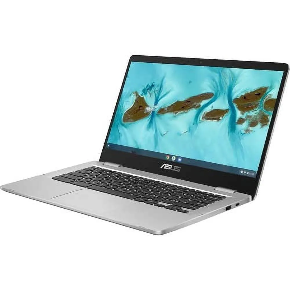 ASUS C424MA-WH44F 14" FHD Celeron N4020 1.1GHz Intel UHD Graphics 600 4GB RAM 64GB SSD Chrome OS Silver