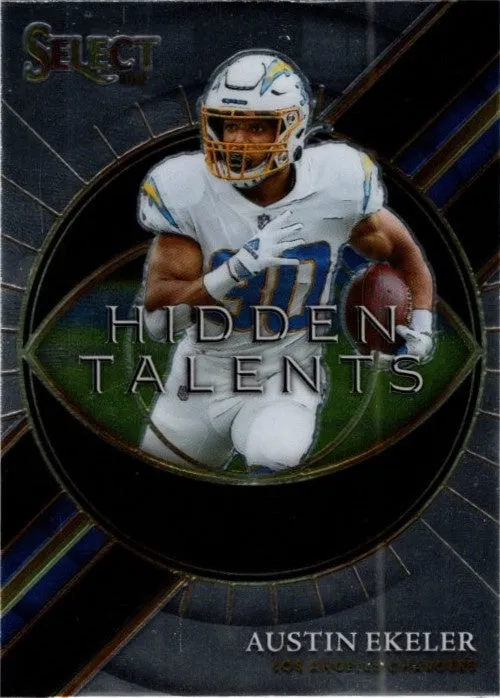 Austin Ekeler, Hidden Talents, 2021 Panini Select Football NFL