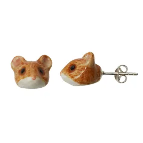 Ballerina Mouse Stud Earrings