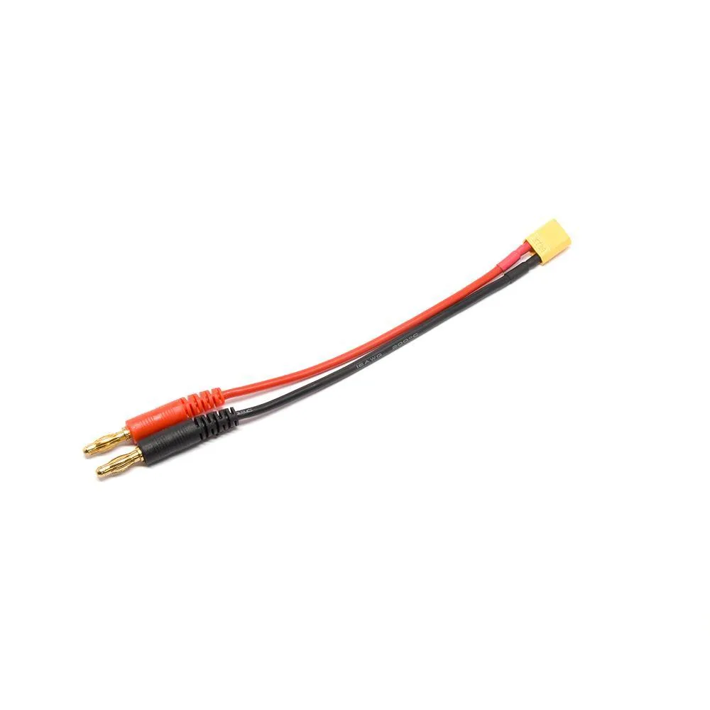 Banana Plug to XT60 or XT30 for Lipo Battery Chargers - Choose Version