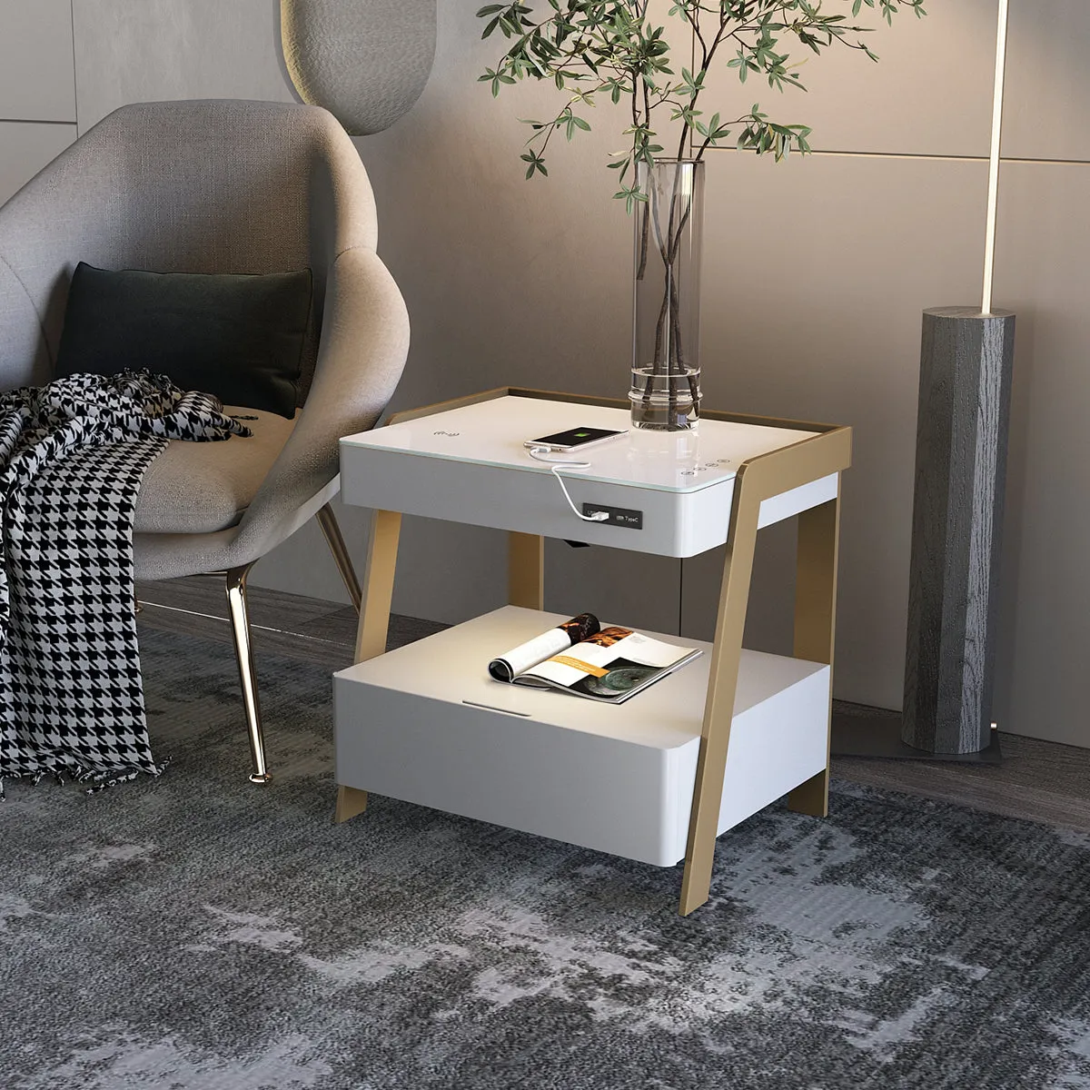 Bedside Beacon Smart Table