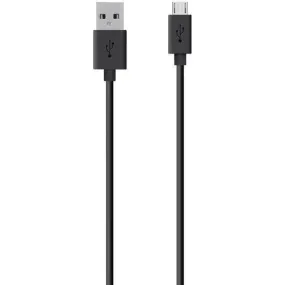 BELKIN F2CU012bt04-BLK MIXIT? Tangle-Free Micro USB Charge & Sync Cable, 4ft (Black)