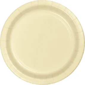 Bulk Ivory Sturdy Style Paper Banquet Plates 10.25 inch (240 per Case)