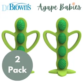 [Bundle of 2] Dr.Brown's Peapod Teething Toothbrush -Green