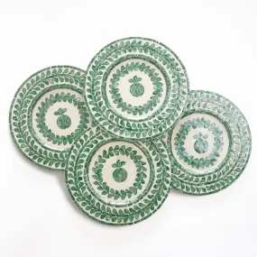 Capiz Shell Pomegranate Charger Ivy | Set of 4