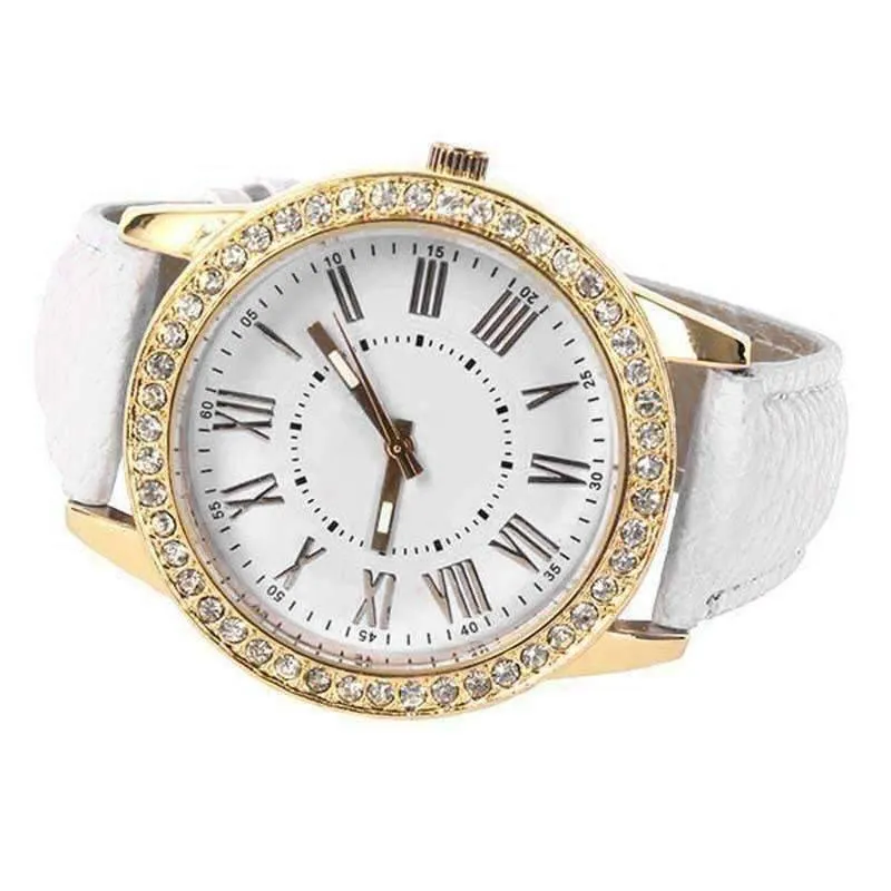 Casual Elegance Yellow Gold Geneva Watch With Matching Face ~ Two Classic Colors