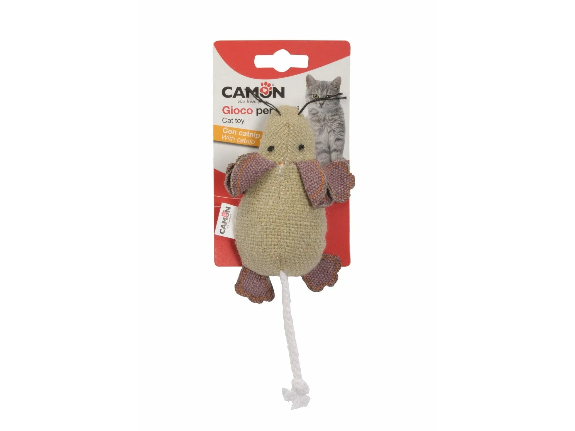 Cat Toy - Denim Mouse