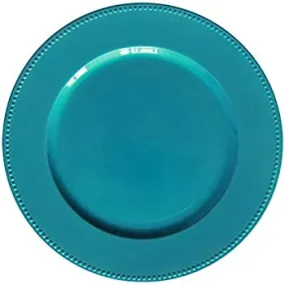 Charger Plates Teal - Rental