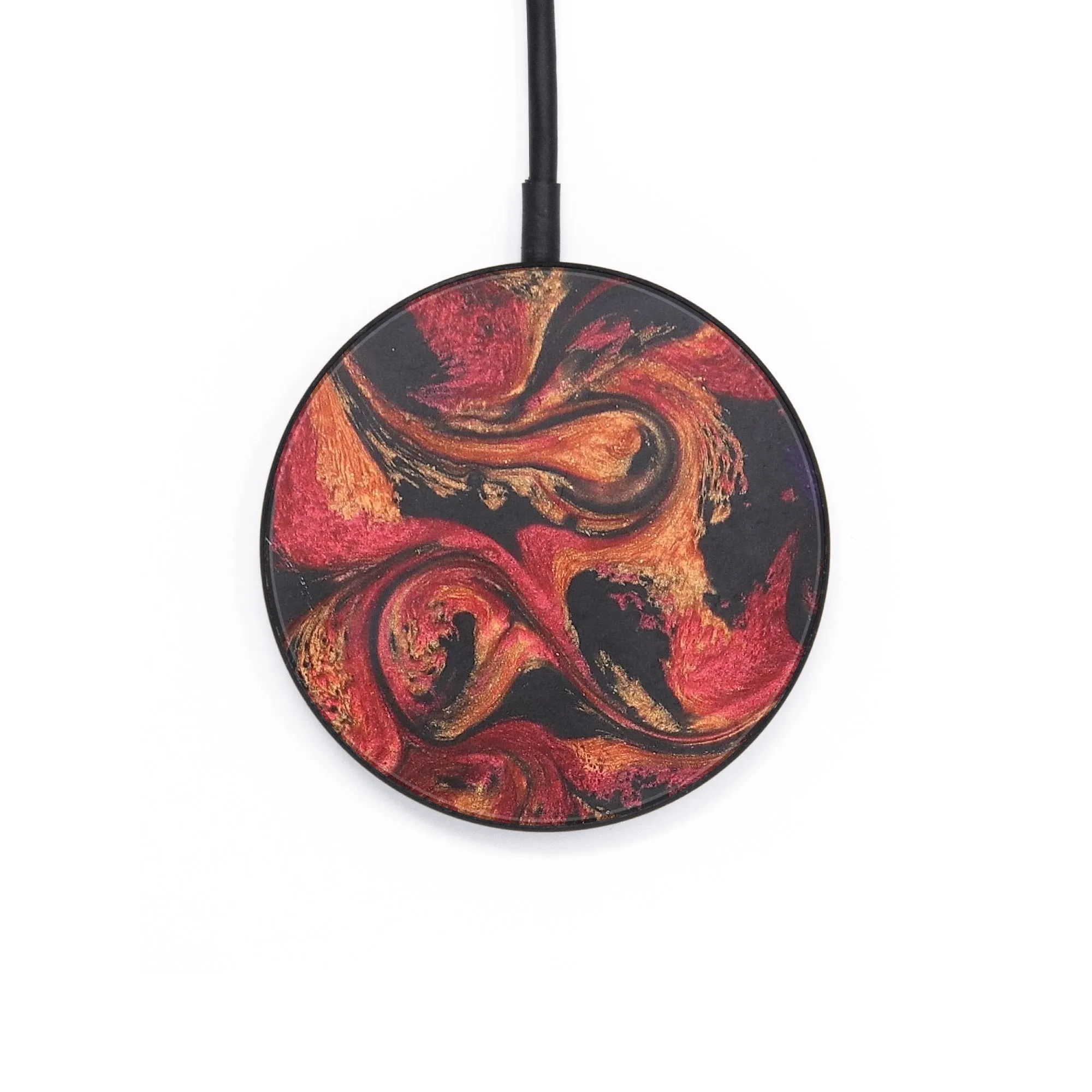 Circle ResinArt Wireless Charger - Trista (Red, 681793)