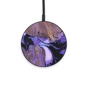 Circle Wood Resin Wireless Charger - Carolann (Artist Pick, 629329)