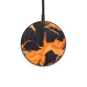 Circle Wood Resin Wireless Charger - Dianne (Lava, 625120)