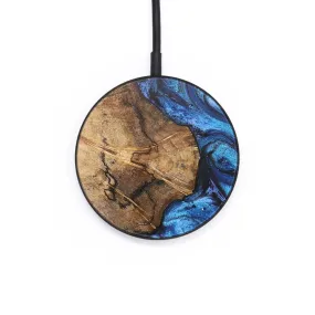 Circle Wood Wireless Charger - Angelo (Blue, 726565)