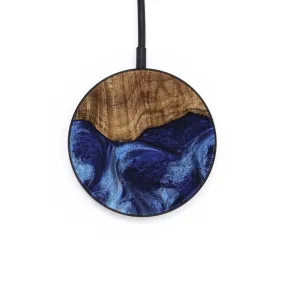 Circle Wood Wireless Charger - Darren (Blue, 742009)