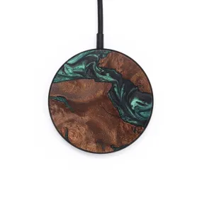 Circle Wood Wireless Charger - Willa (Green, 726580)