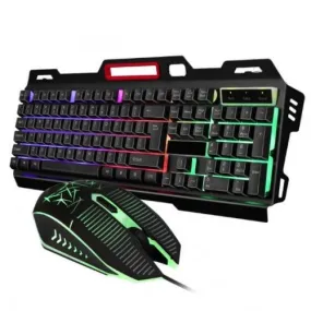 CMK 198 Rainbow LED Backlit Gaming Keyboard and Mouse Combo