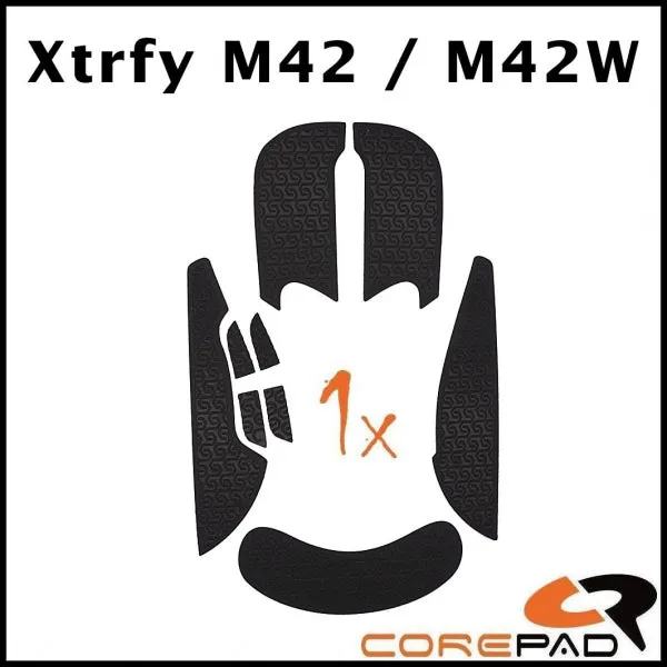 Corepad Soft Grips (flat edge) for Xtrfy M42 / M42 Wireless