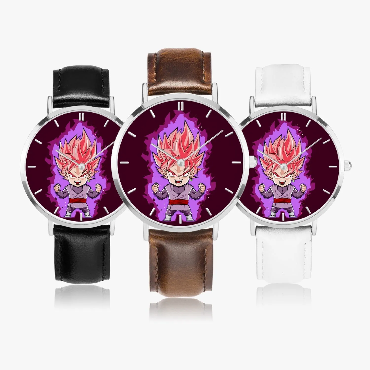 DBZ-Store Cute Chibi Goku Black Zamasu Rose Super Saiyan Watch