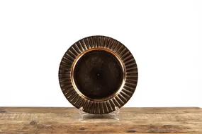 Deco Brushed Copper Gold Charger