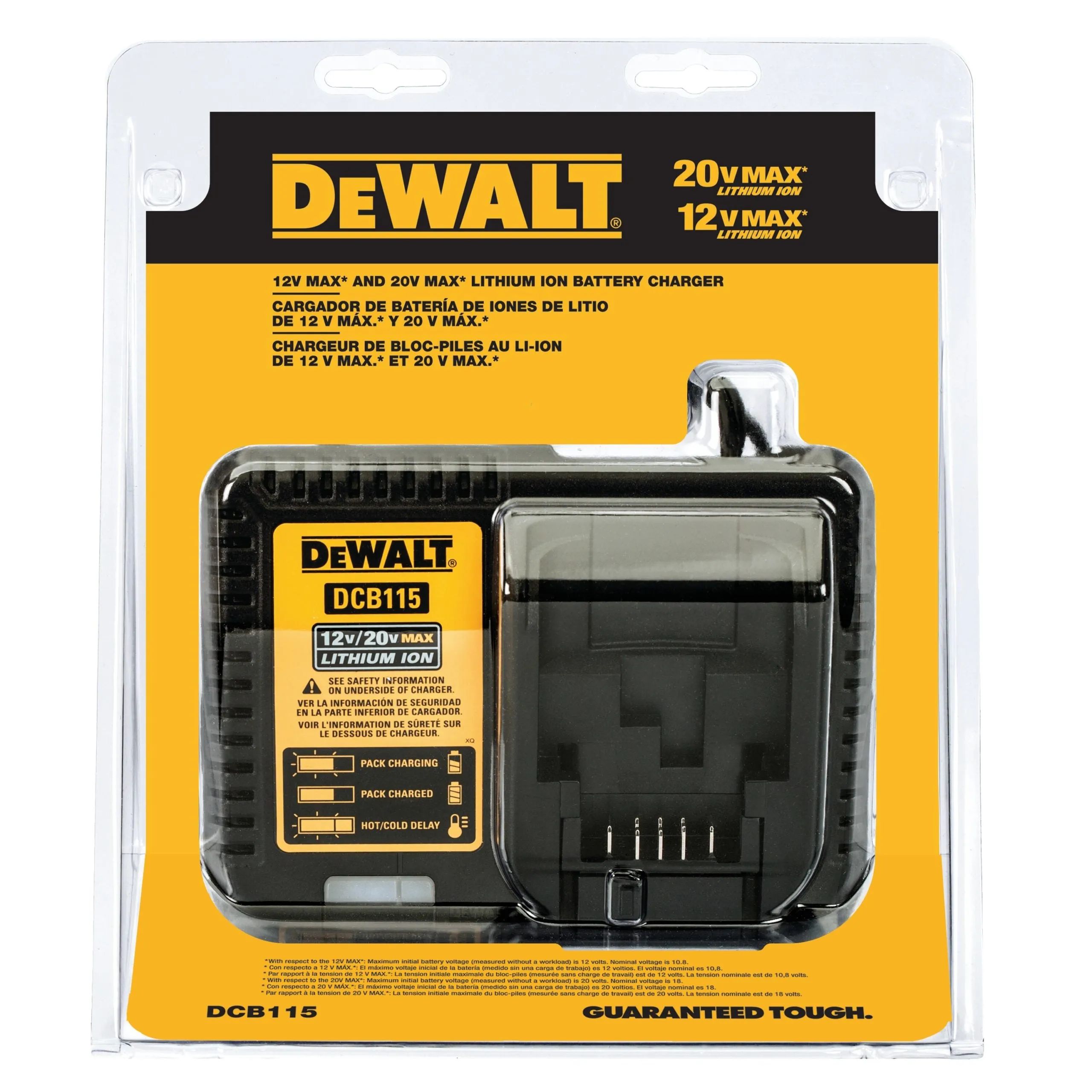 DeWALT 12V (DCB115) MAX 20V Lithium-Ion Battery Charger