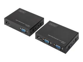 Digitus Kvm Extender Ds-51201 - Black