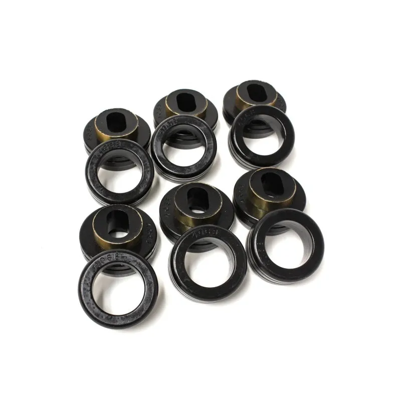 Energy Suspension Hyper-Flex Body Mount Bushing - Black / Cadmium - GM Fullsize Truck 1981-87