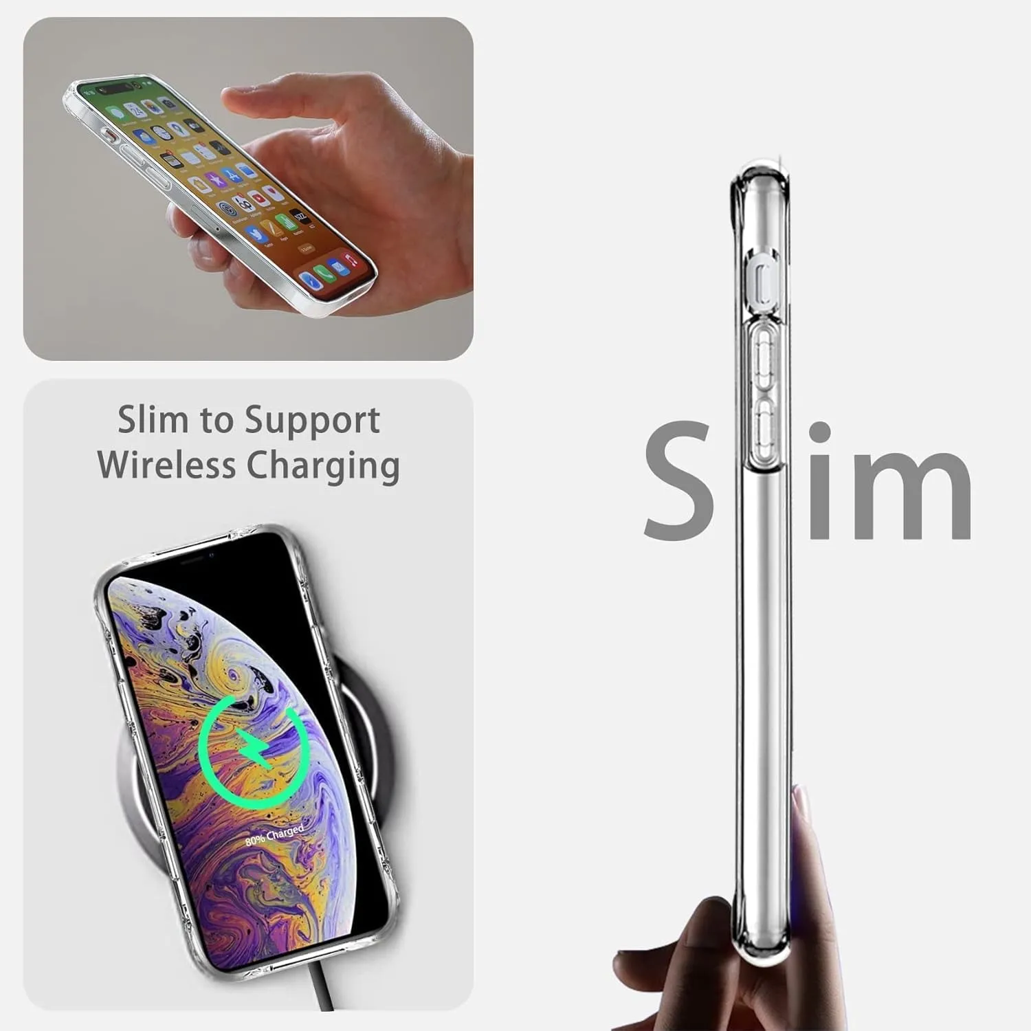 Entronix Apple iPhone XS Max Crystal Clear Case - Slim