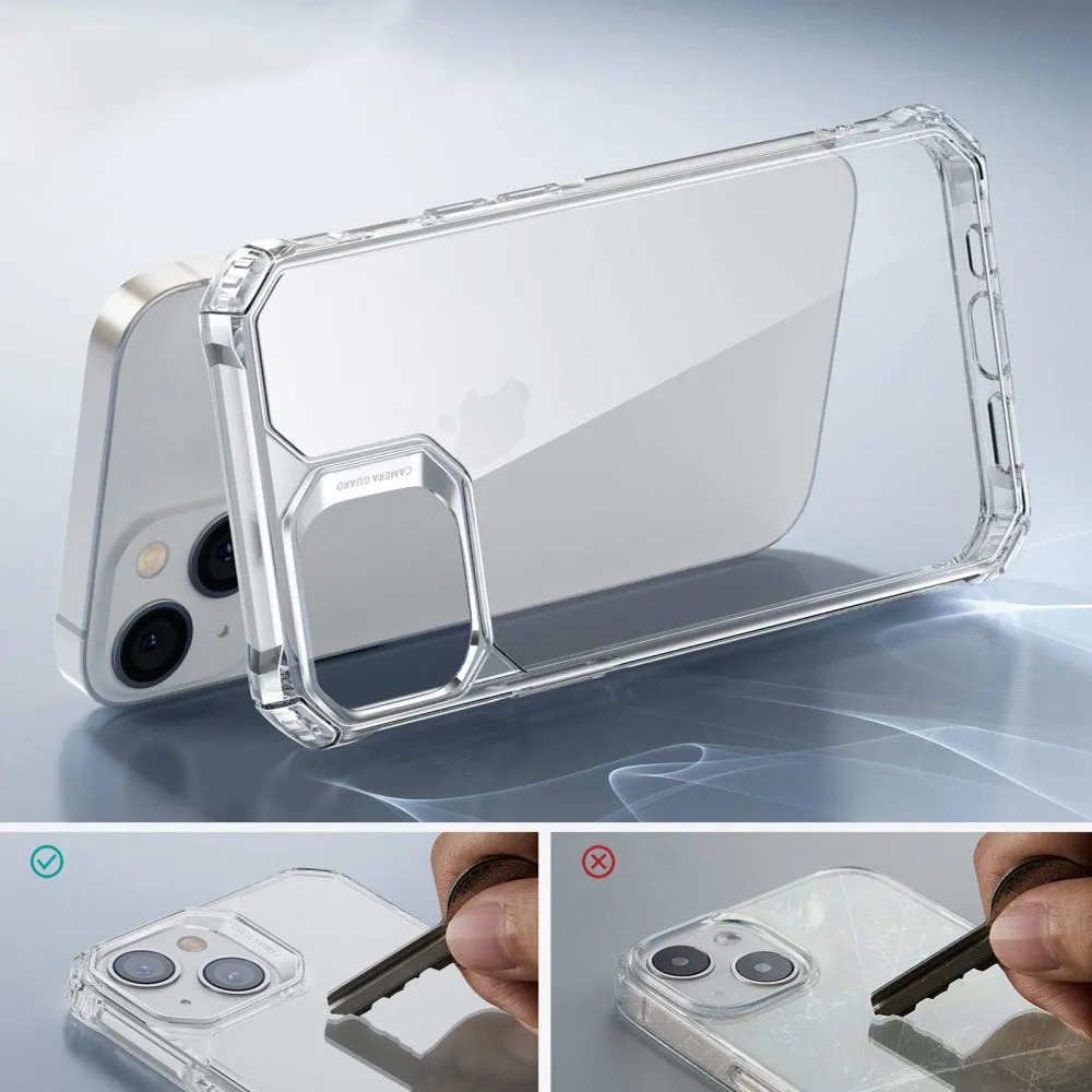 ESR - iPhone 14 Air Armor Series Hybrid Case TPU Bumper Acrylic Back   Air Cushion Drop Protection - Transparent