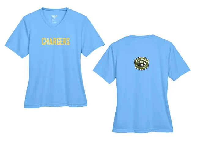 Flag Football Chargers - Team 365 Ladies' Zone Performance T-Shirt (TT11W)