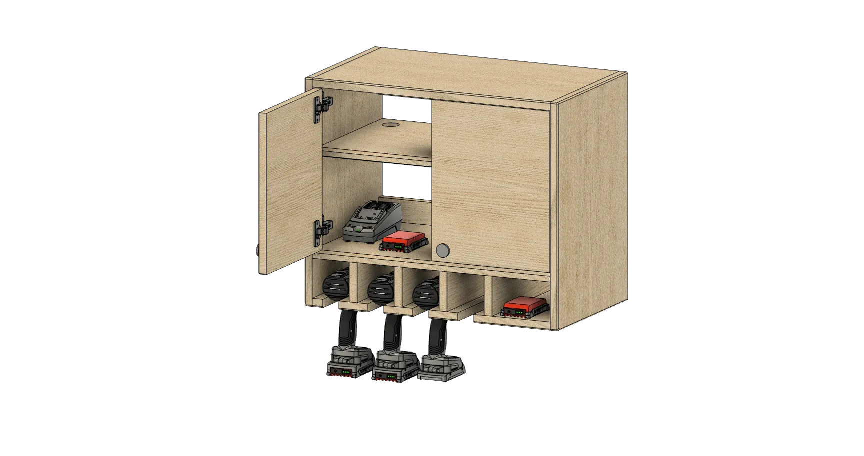 French Cleat Drill Charging Station Build Plans