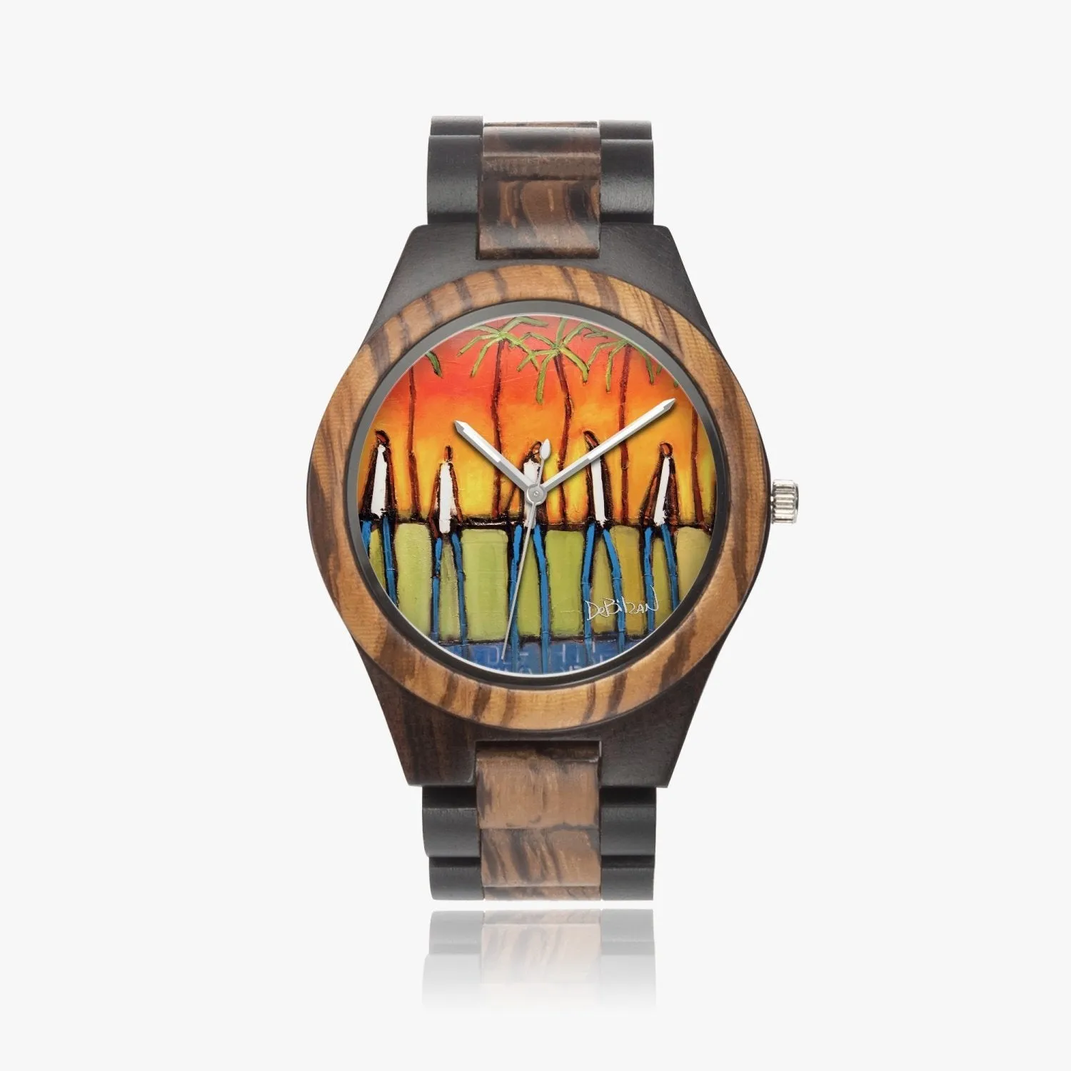 Friendship Indian Ebony Wooden Watch