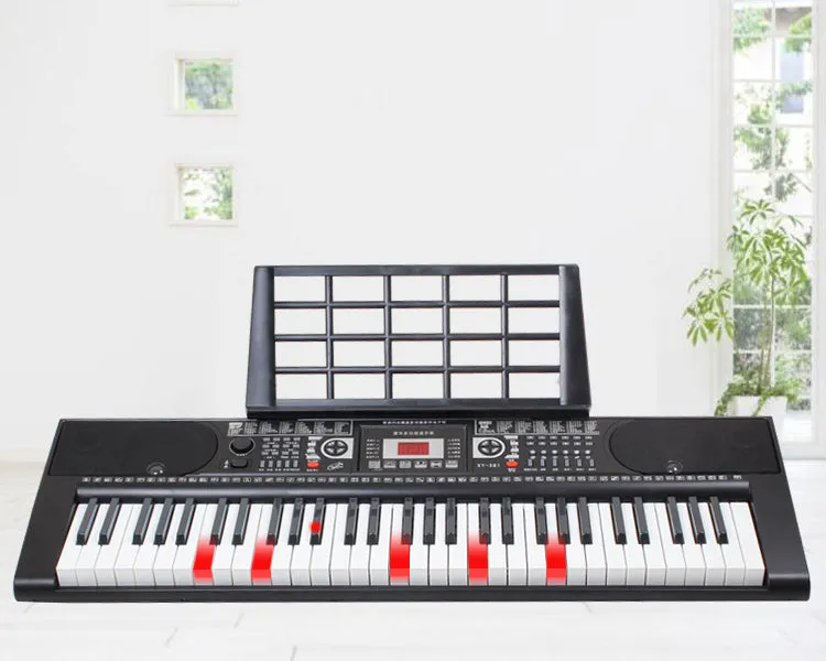 Full Size Electronic Full Size Keyboard 61 Key LCD Display (Illuminated)