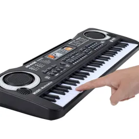 Fun 61-Key Kids' Electronic Keyboard with Microphone for Musical Play