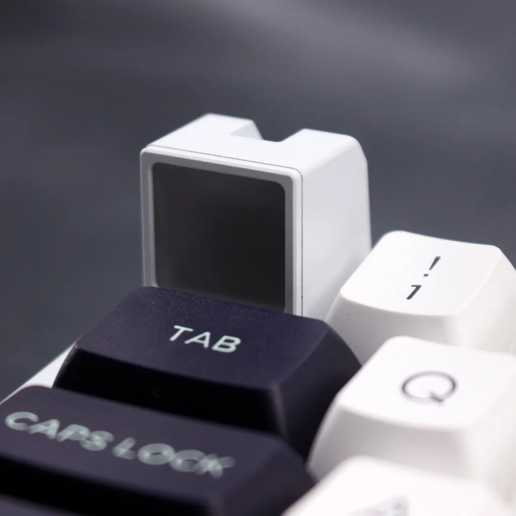 [GBEXTRAS]  Cary X F0T1 Novelty VE C11 Keycap aluminium white black backlit